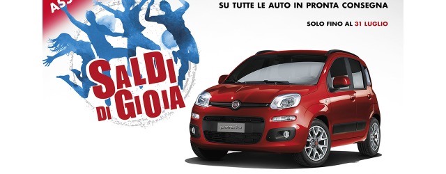 Le offerte di Fiat per luglio prendono il nome di "Saldi di gioia"