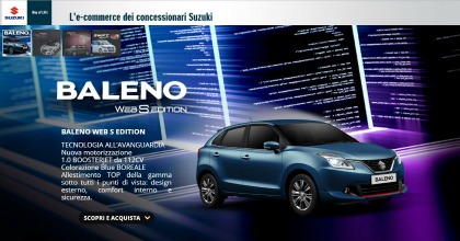 E-commerce Suzuki Baleno Web S Edition serie speciale